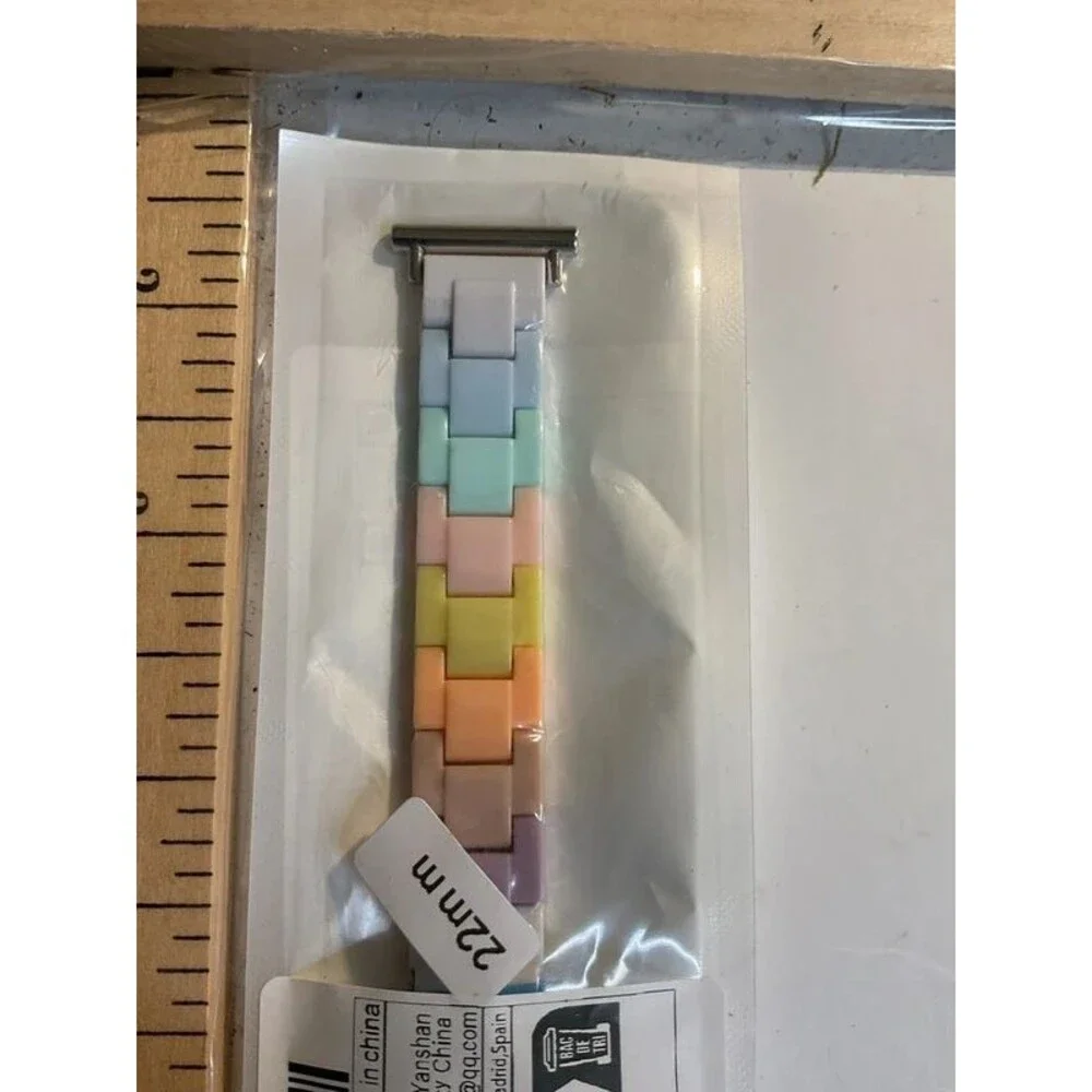 Rainbow watch band 22mm net
